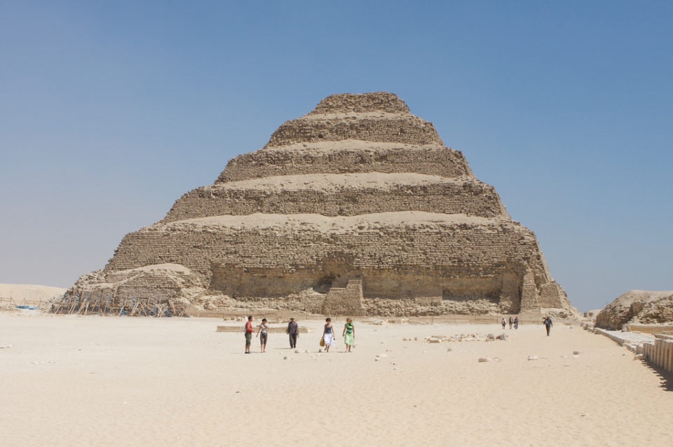 The Pyramid of Djoser/Saqqara, Giza - c. 2600 B.C. 