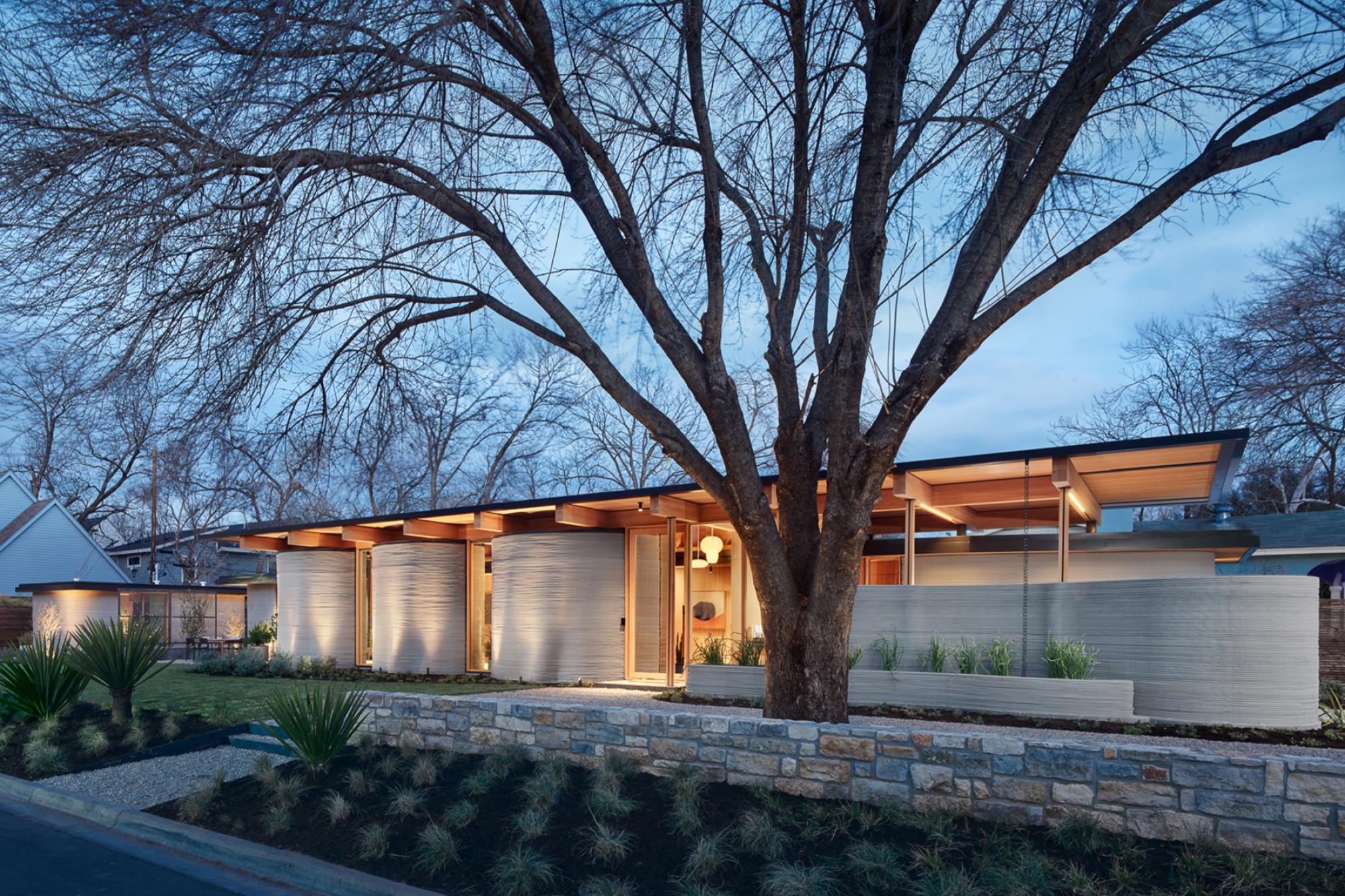 3d printed concrete house