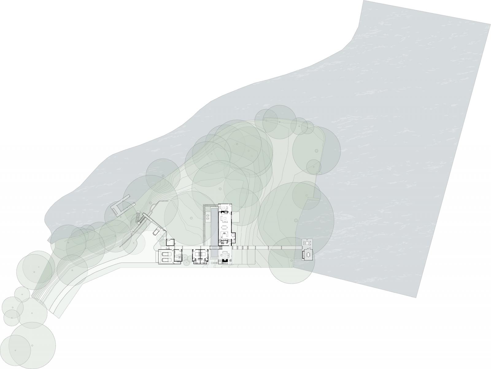  Hog Pen Creek Residence site plan