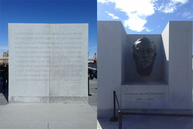 Four Freedoms Park Memorial